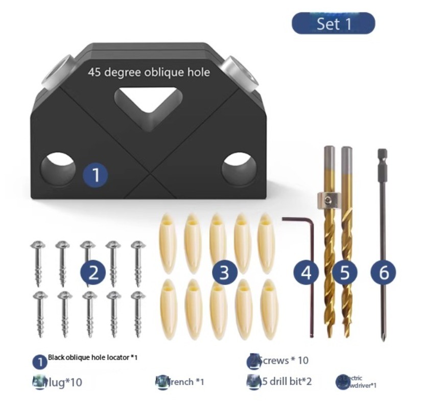 Multi-Function Woodworking Drilling Guide Drill Positioning Tool for Home Use