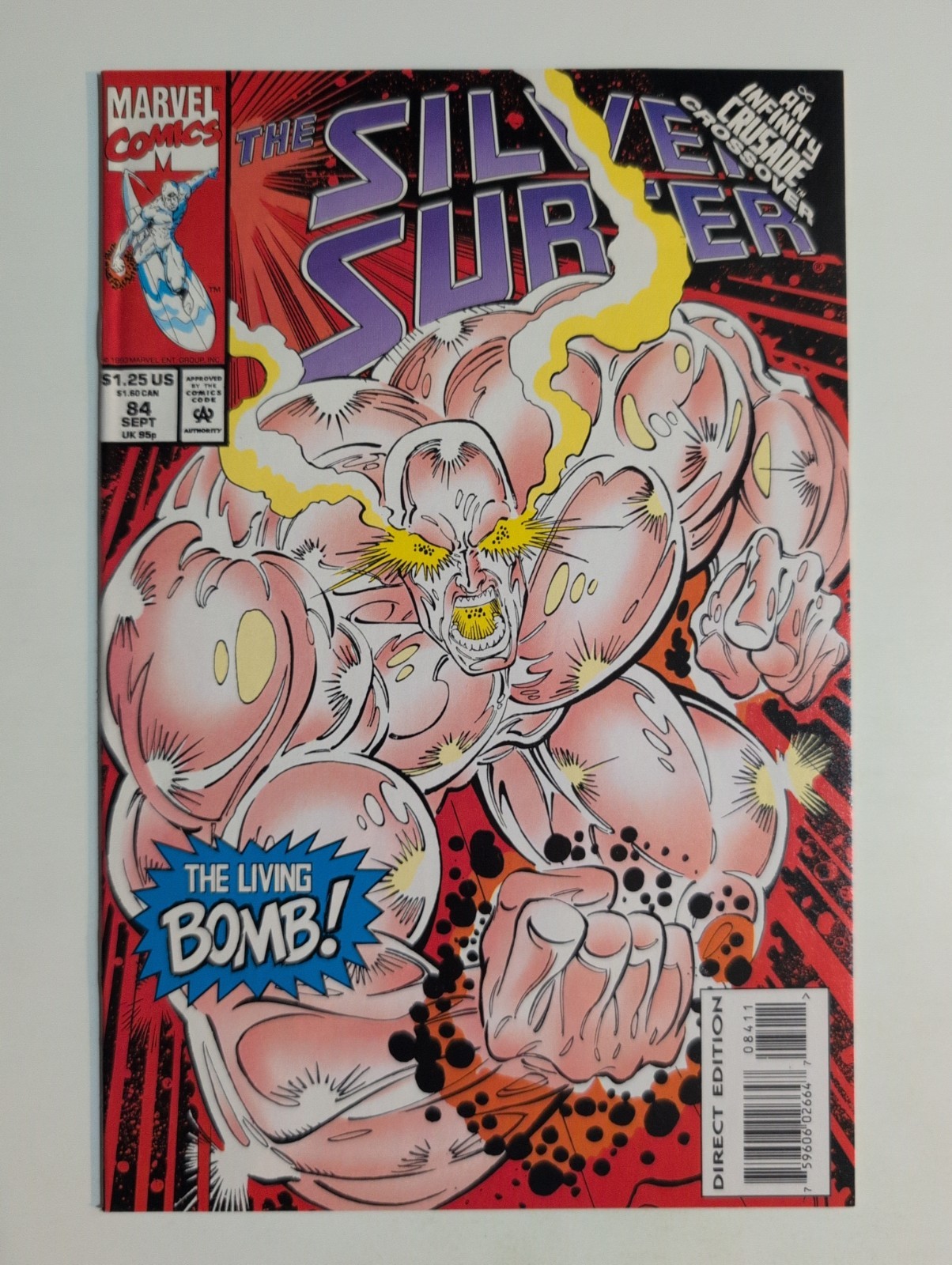 Silver Surfer #84 Norrin Radd Galactus Ron Marz Marvel Comics 1994