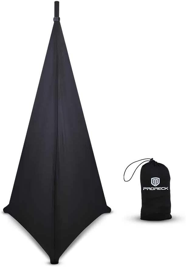 proreck Speaker Stand Cover Tripod Stand Skrim Black meeting