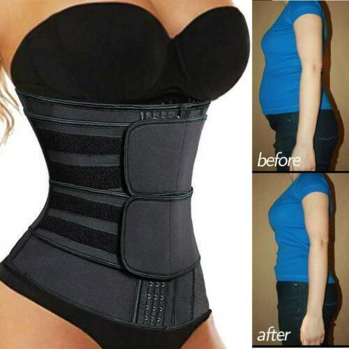 Colombian Faja Body Shaper Waist Trainer Cincher Slimming Shapewear Black Girdle