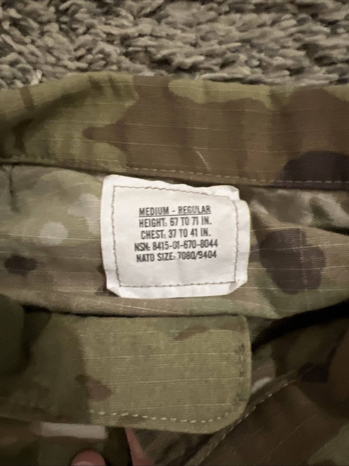 Lot of 7 Army Ocp Uniform Peices Various Sizes