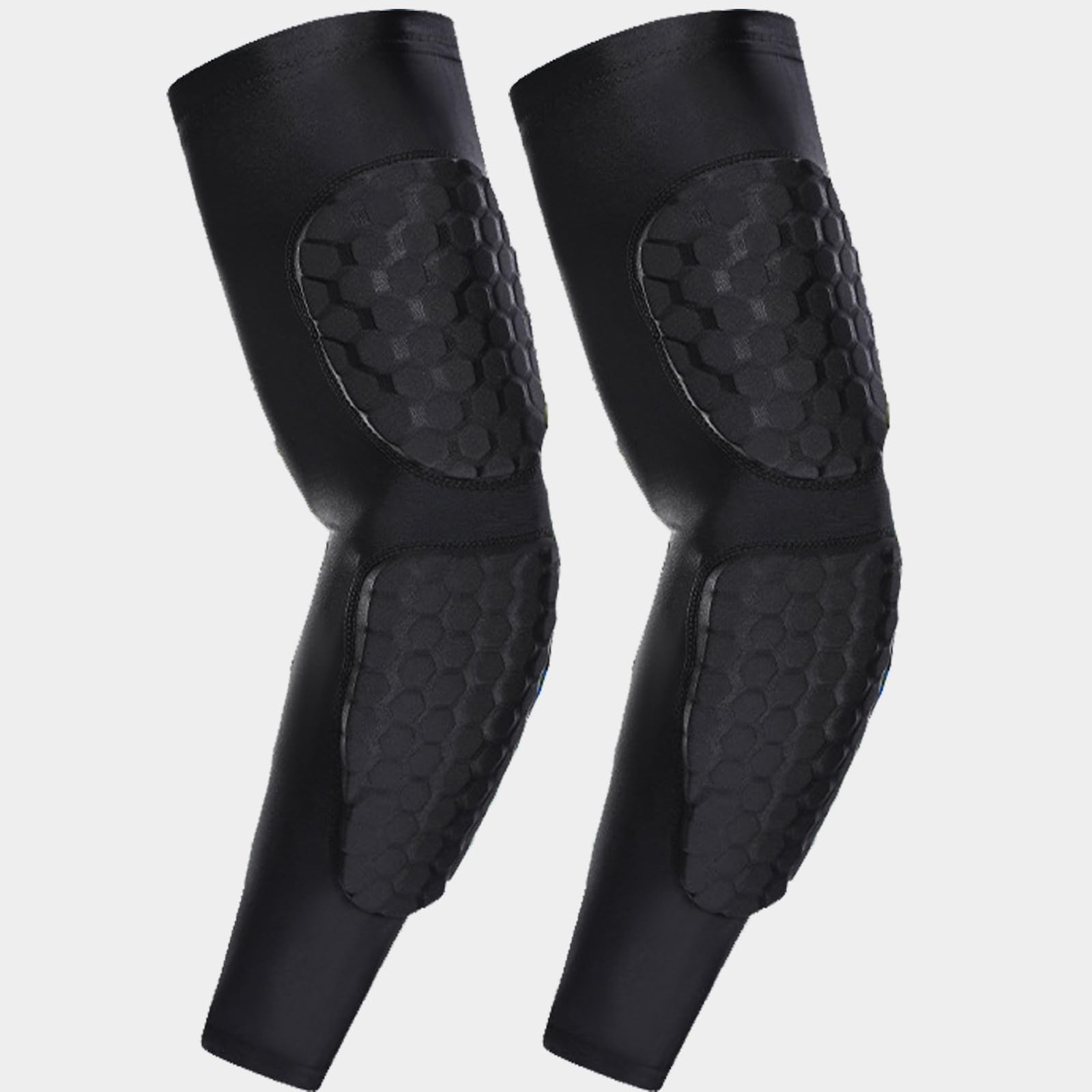 2PCS Arm Elbow Sleeves Crashproof Pads for Youth Adult Sports Black Medium