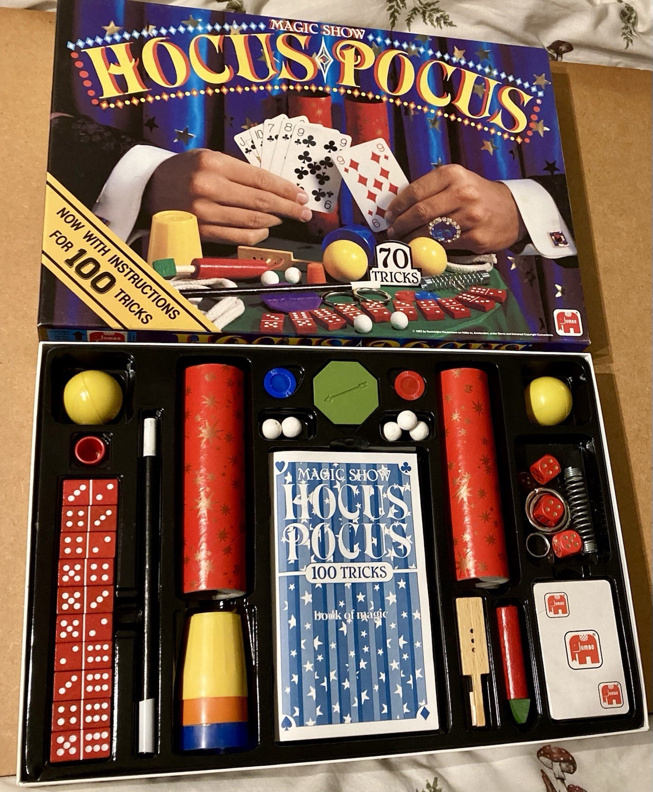 Vintage 1982 Hocus Pocus Magic Show. 100 Tricks. With Instructions. Complete VGC