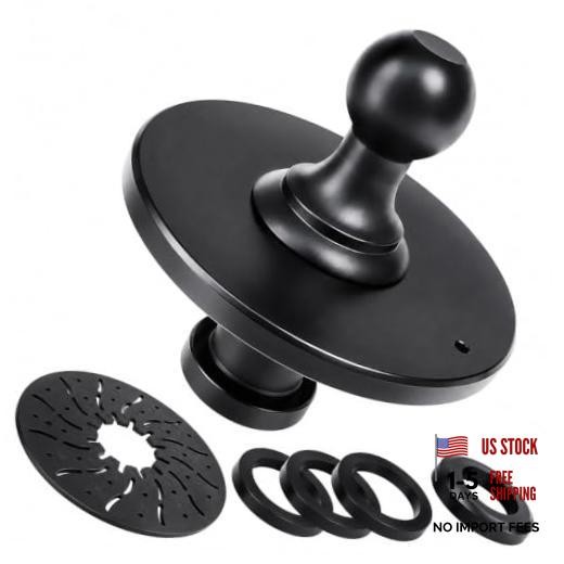 Fifth Wheel to Gooseneck Adapter 2085295 - Kingpin to 2-5/16 Inch Kingpin-Black