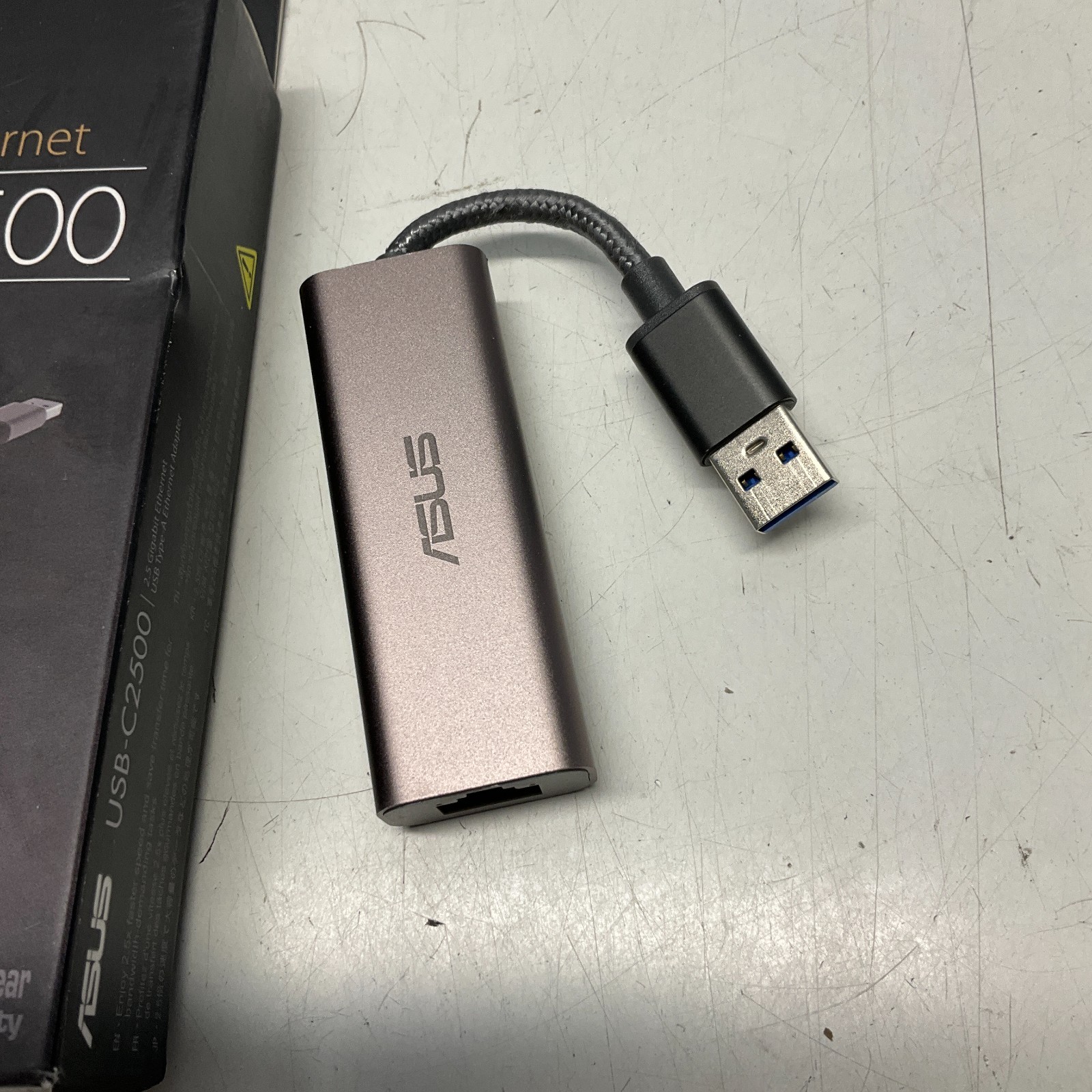 ASUS USB-C2500 2.5G Ethernet USB Adapter Supports Wired Network Connection Mac O