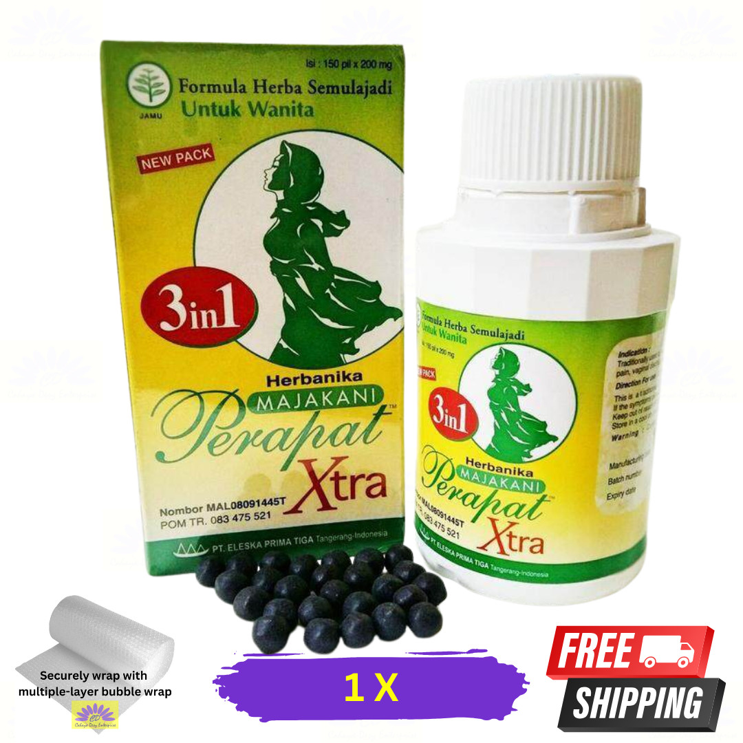 1 X Manjakani Natural Perapat 150 Tablets Oak Gall Herbal Vaginal Tightening