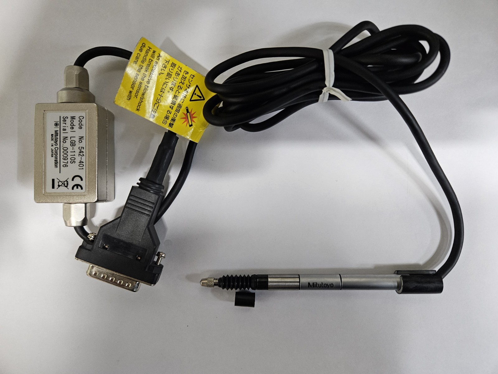 Mitutoyo Linear Gage 542-401 Range10mm (0.4")Resolution0.1µm / .000005" (0.0001)