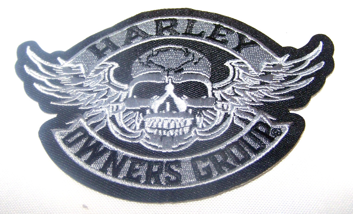 HARLEY DAVIDSON OWNERS GROUP HOG SKULL WING MOTORHEAD VEST JACKET PATCH