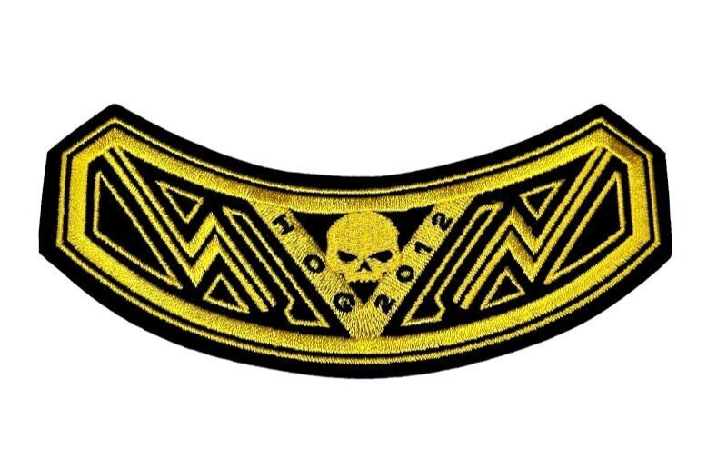 Harley Davidson Owners Group Patch 2012 HOG Vest Jacket Rocker Skull Biker