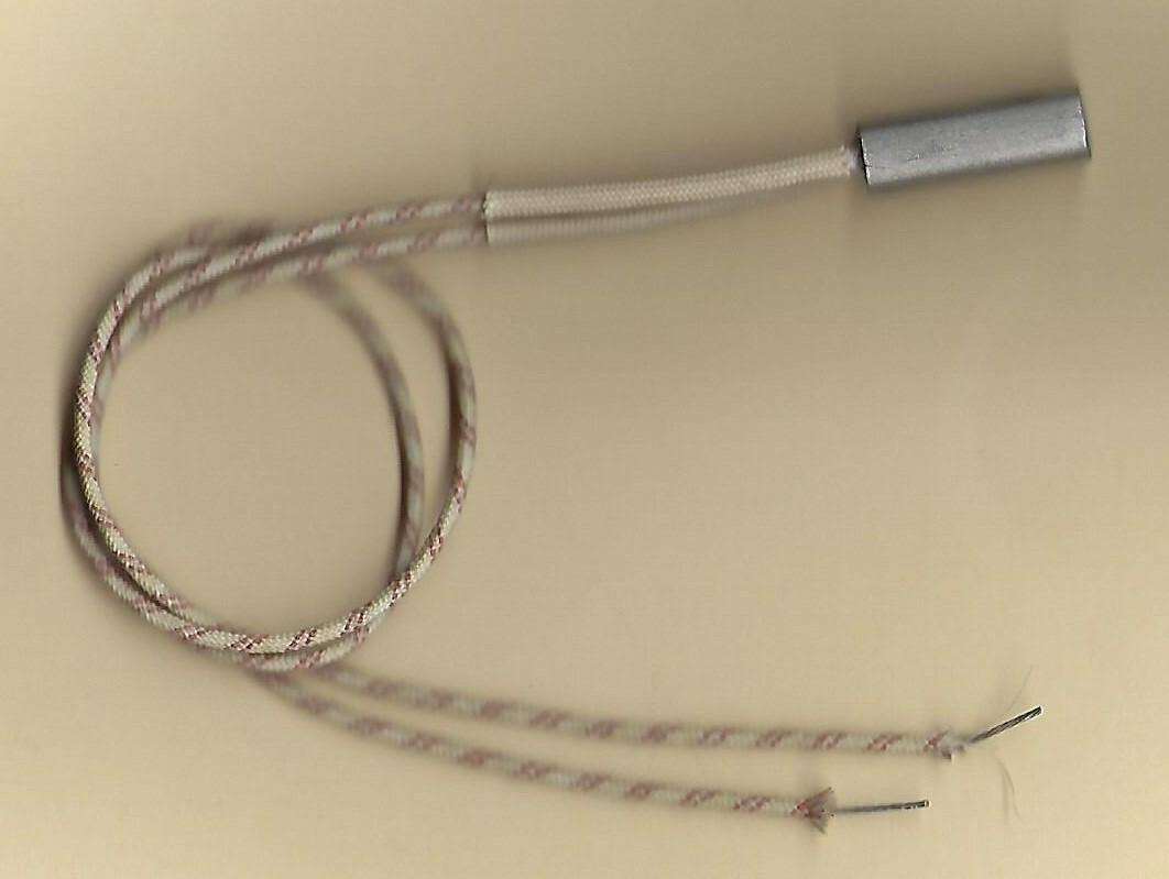 Fast Heat Cartridge Heater 3/8" Dia X 1" Long 120W 240V 12" Fiberglass  lead