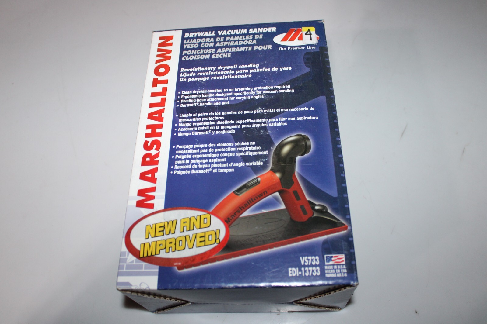 Marshalltown VS733 DuraSoft Drywall Vacuum Sander