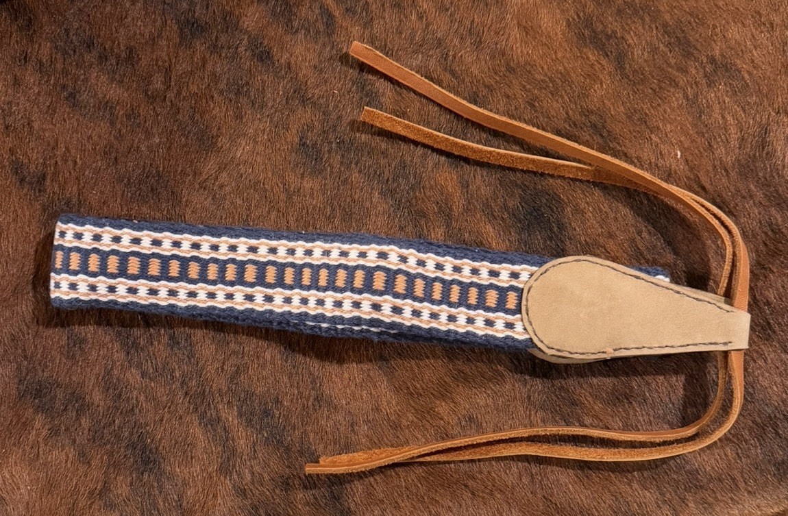 Powderhorn Strap Handmade Mountain Man Native American. 48 inches long!