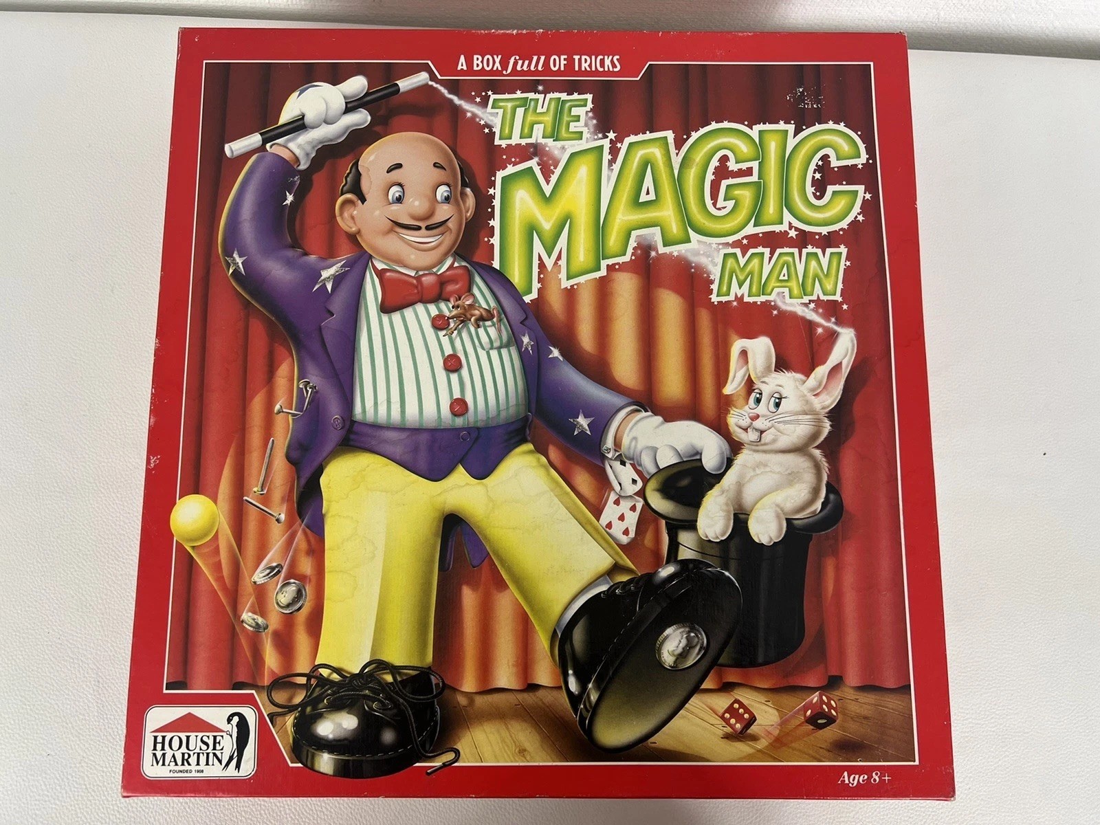 Vintage Marvin The Amazing Magic Man Magic Set 36 Tricks House Martin Incomplete