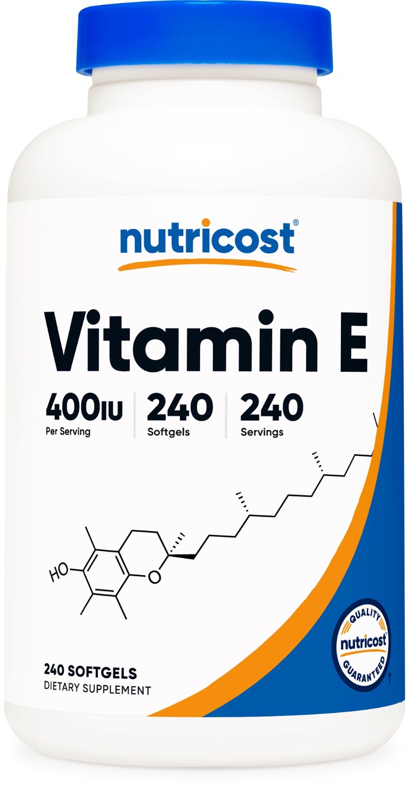 Nutricost Vitamin E 400 IU - 240 Softgel Capsules