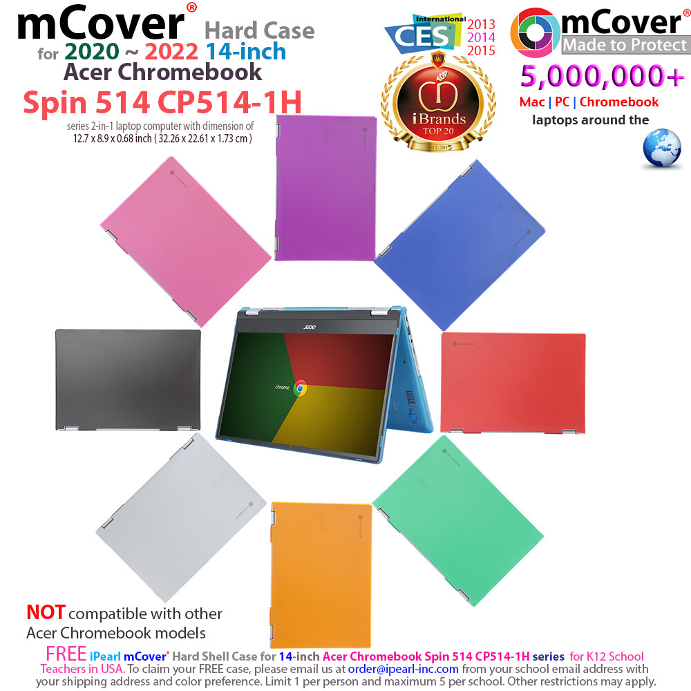 NEW mCover® Case for 2020~2022 14" Acer Chromebook Spin 514 CP514-1H 2in1 series