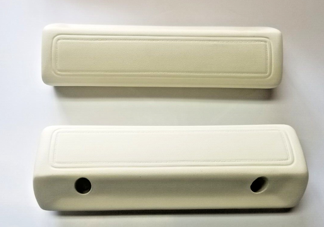 fits 68 69 70 Roadrunner White armrest pads NEW