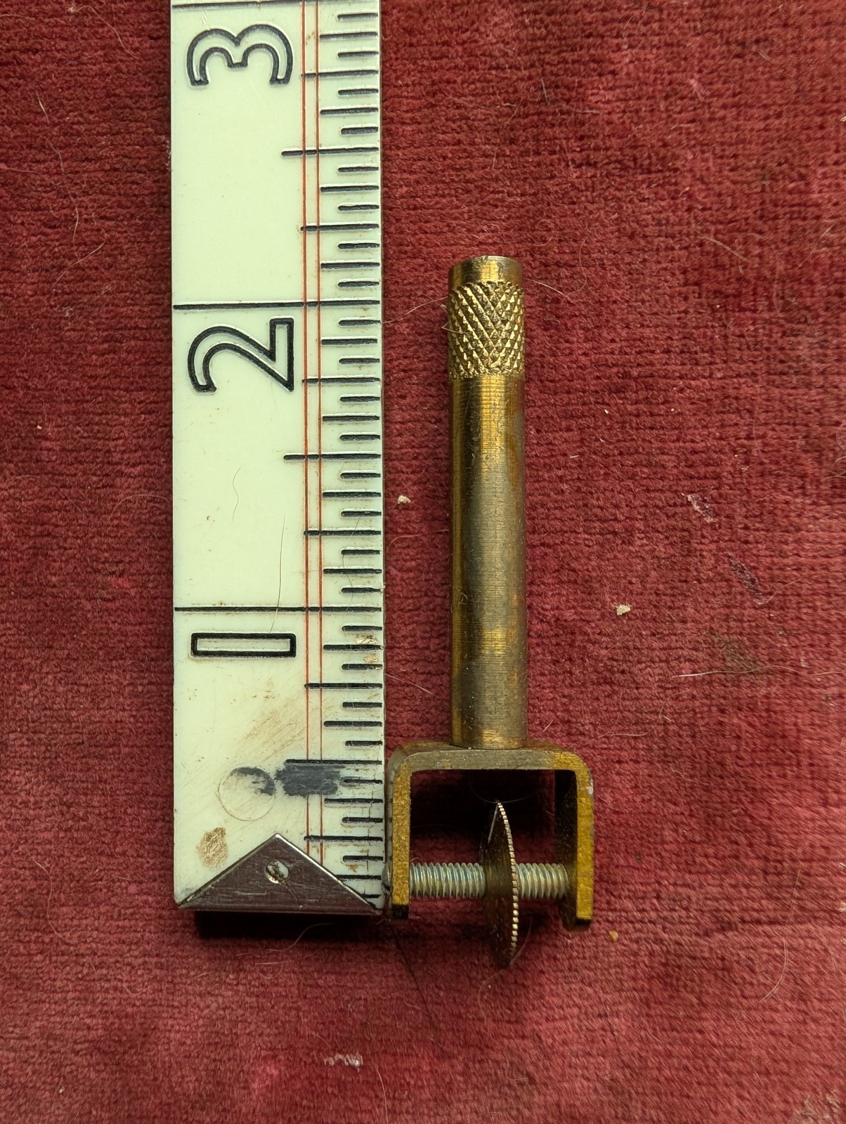 Vintage B&W Metal Ware Brass Map Measurer and Curvimeter (H)