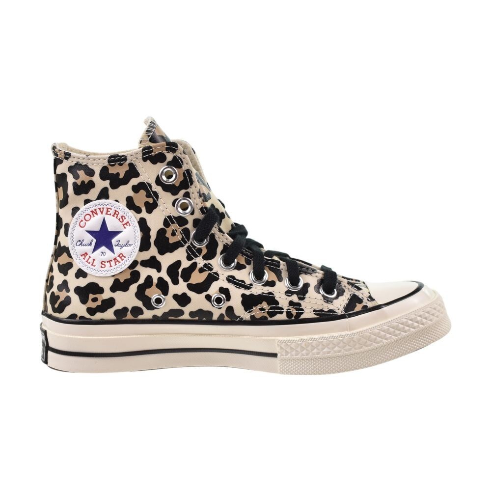 Converse Chuck 70 HI Leopard Glow-In-The-Dark Unisex Shoes Egret A13436C