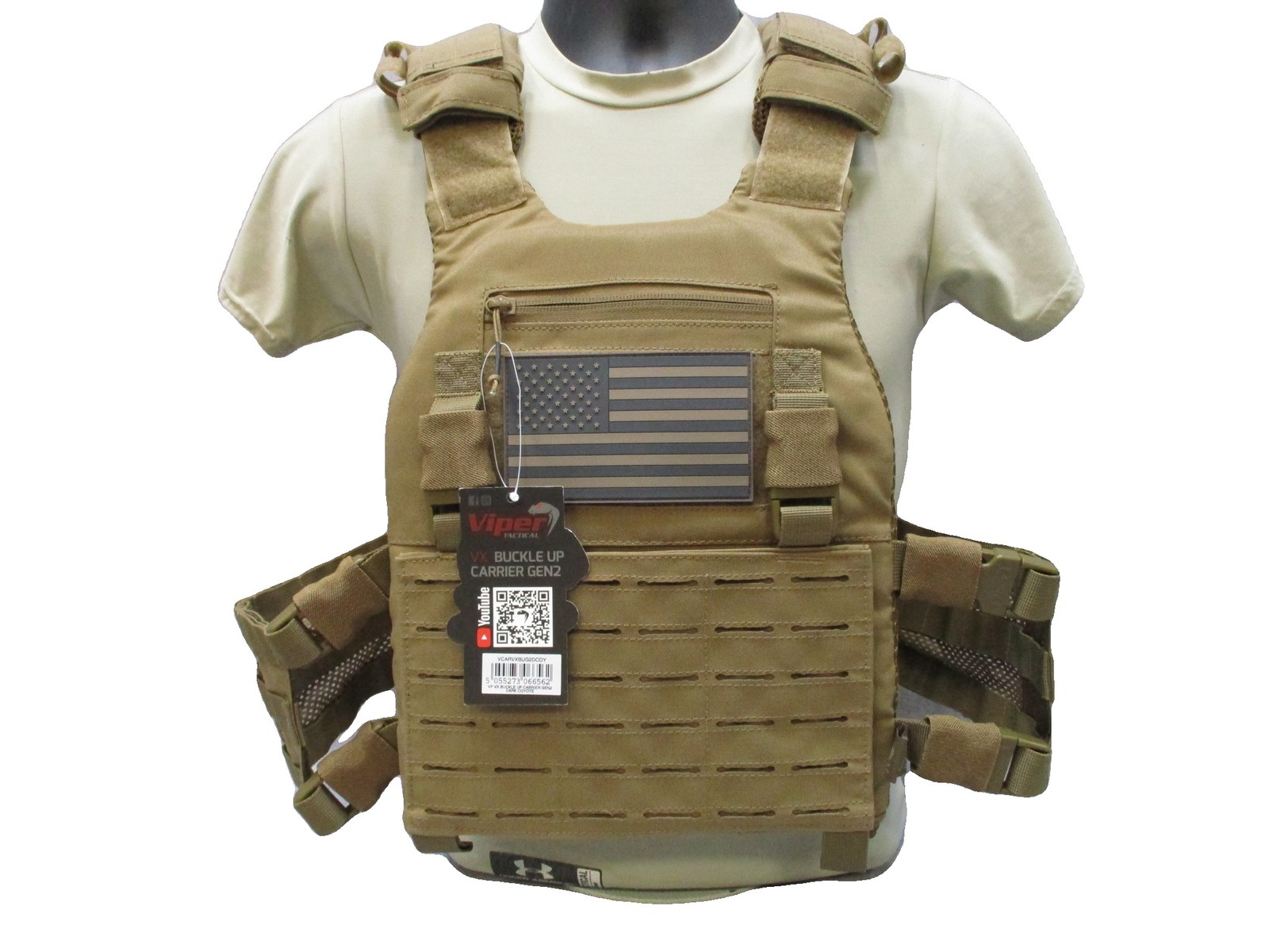 Viper Tactical VX Buckle Up Carrier Gen2 Plate Carrier Vest Coyote New w/ Tags