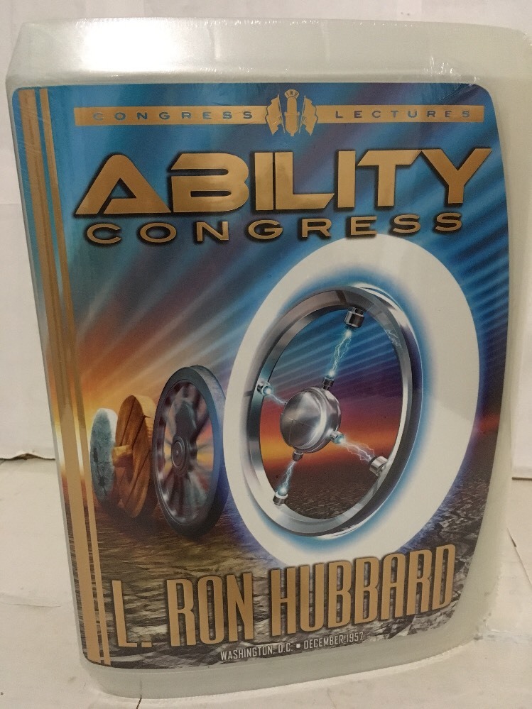 L Ron Hubbard Congress Lecture Ability Congress Audio CD Book