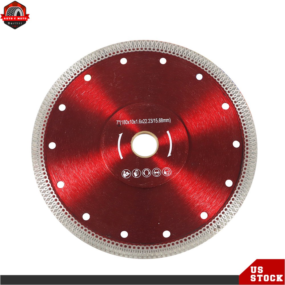 2Pack 7Inch Super Thin Diamond Porcelain Cutting Blade Tile Blade For Cutting