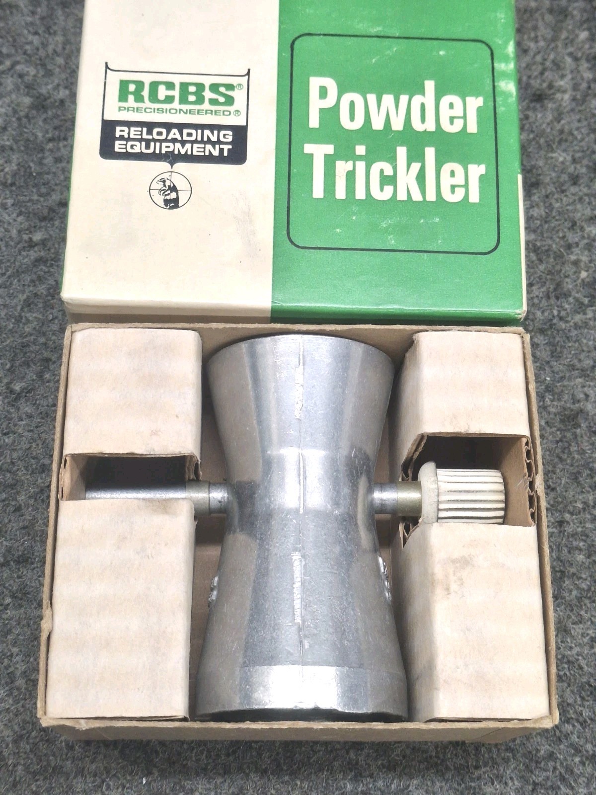 RCBS Powder Trickler P/N: 09094, Antique.   Bx8