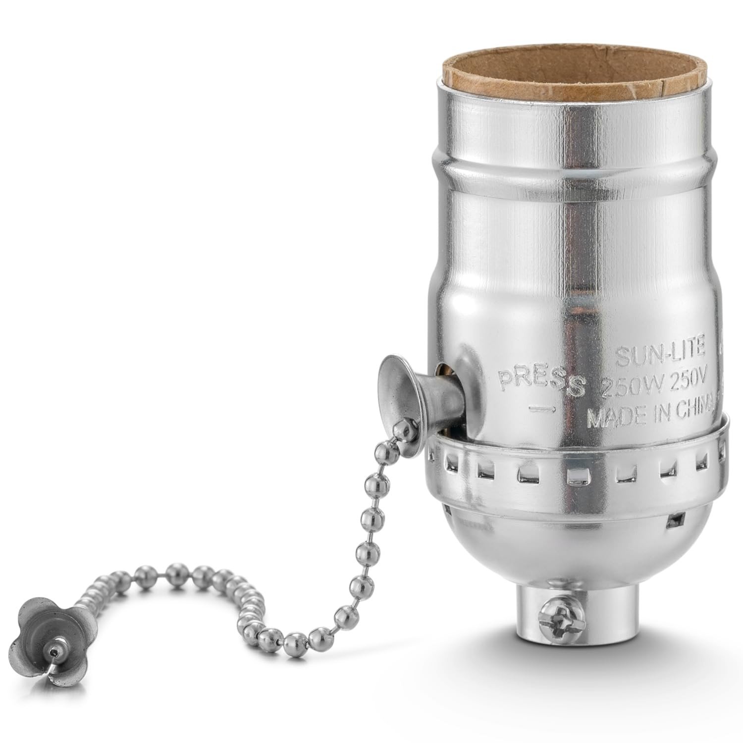 Pull Chain Lamp Socket E26 Standard Threaded Base Lamp Parts For Table And Floor