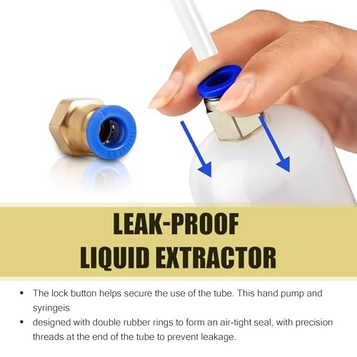 Car Power Steering Fluid Extractor, 200 CC Car Fluid Extractor Pump, Brake