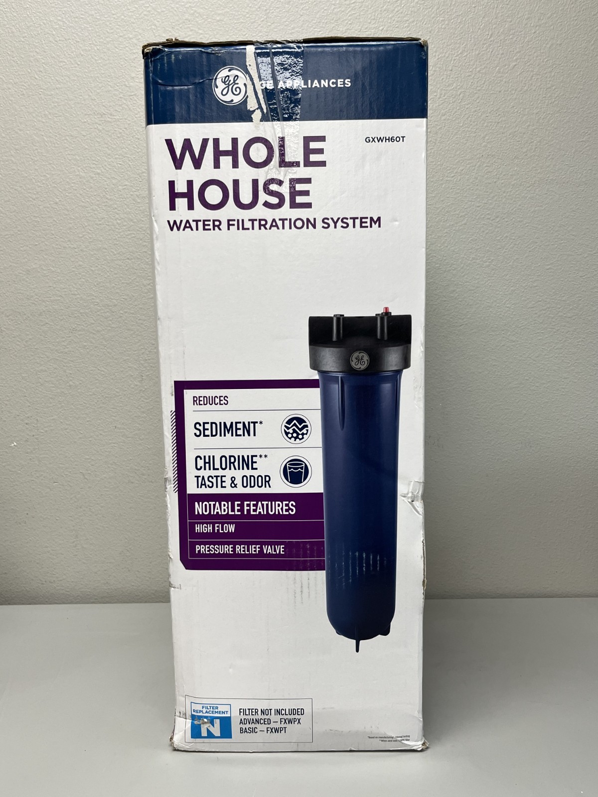 GE Whole House Water Filtration System GXWH60T