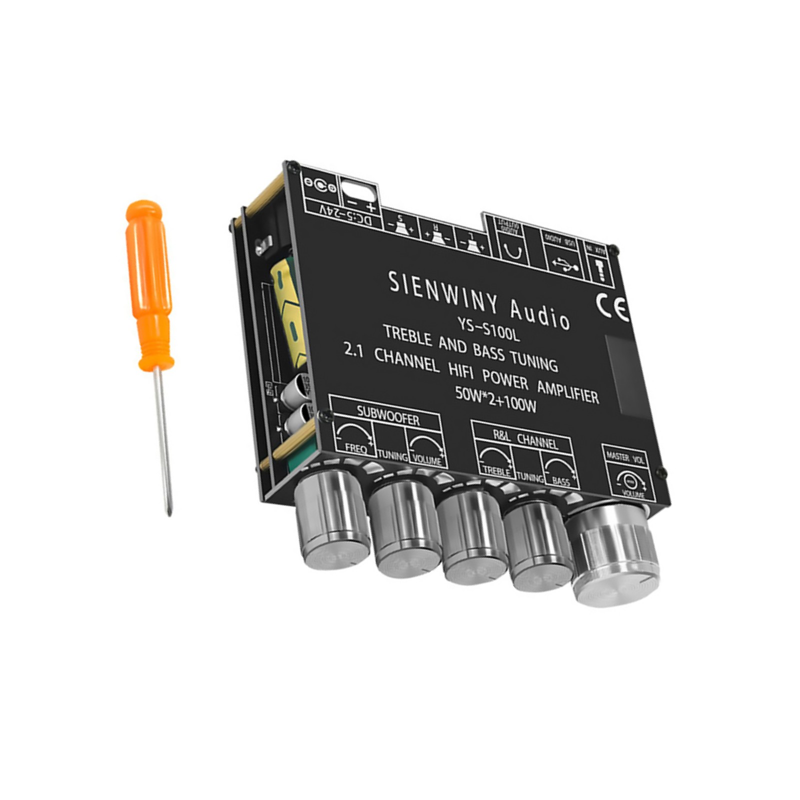 2.1CH HiFi Bluetooth 5.0 Digital Power Amplifier Subwoofer Audio Amp Board  d