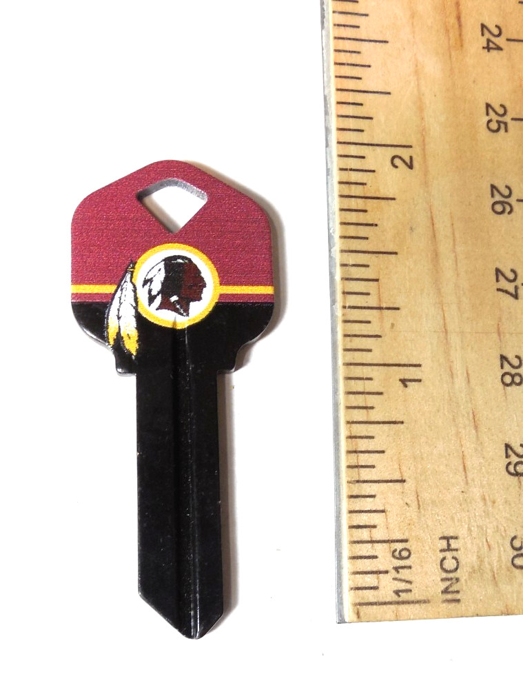 Washington Red skins  Unused NFL  House Key 2 side