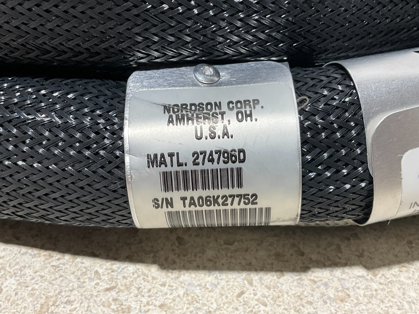 Nordson Hose 274796D 16FT NEW