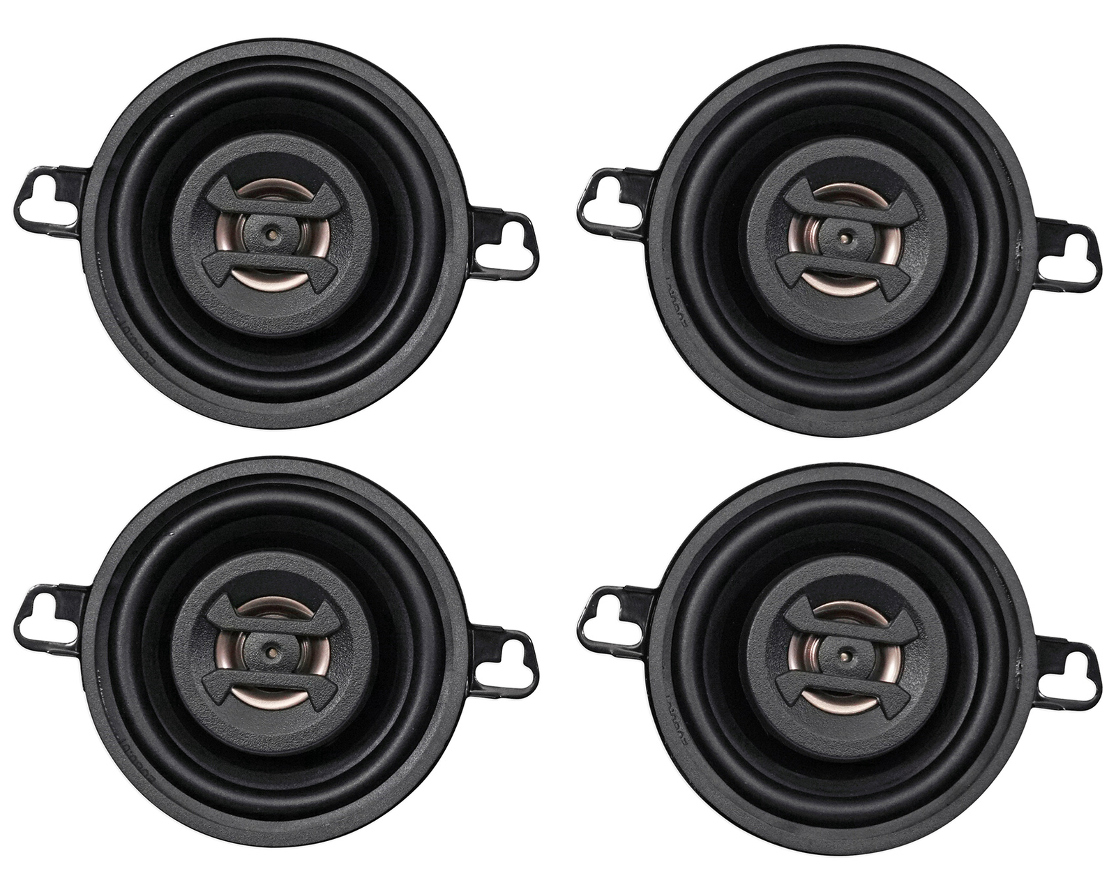 Brand Hifonics (4) ZS35CX 3.5 Inch 500 Watt Coaxial Car Speakers Lightweight