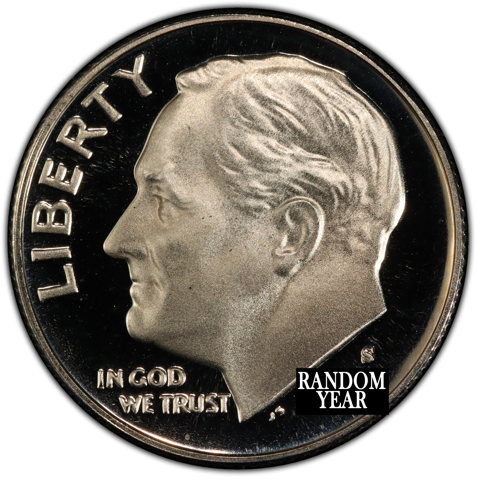 United States *GEM* Proof Roosevelt Dime ***GEM PROOF CLAD DIME***