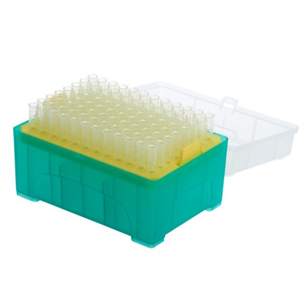 CELLTREAT 200�L Low Retention Pipette Tips Racked Non-sterile 960/case #229034NS