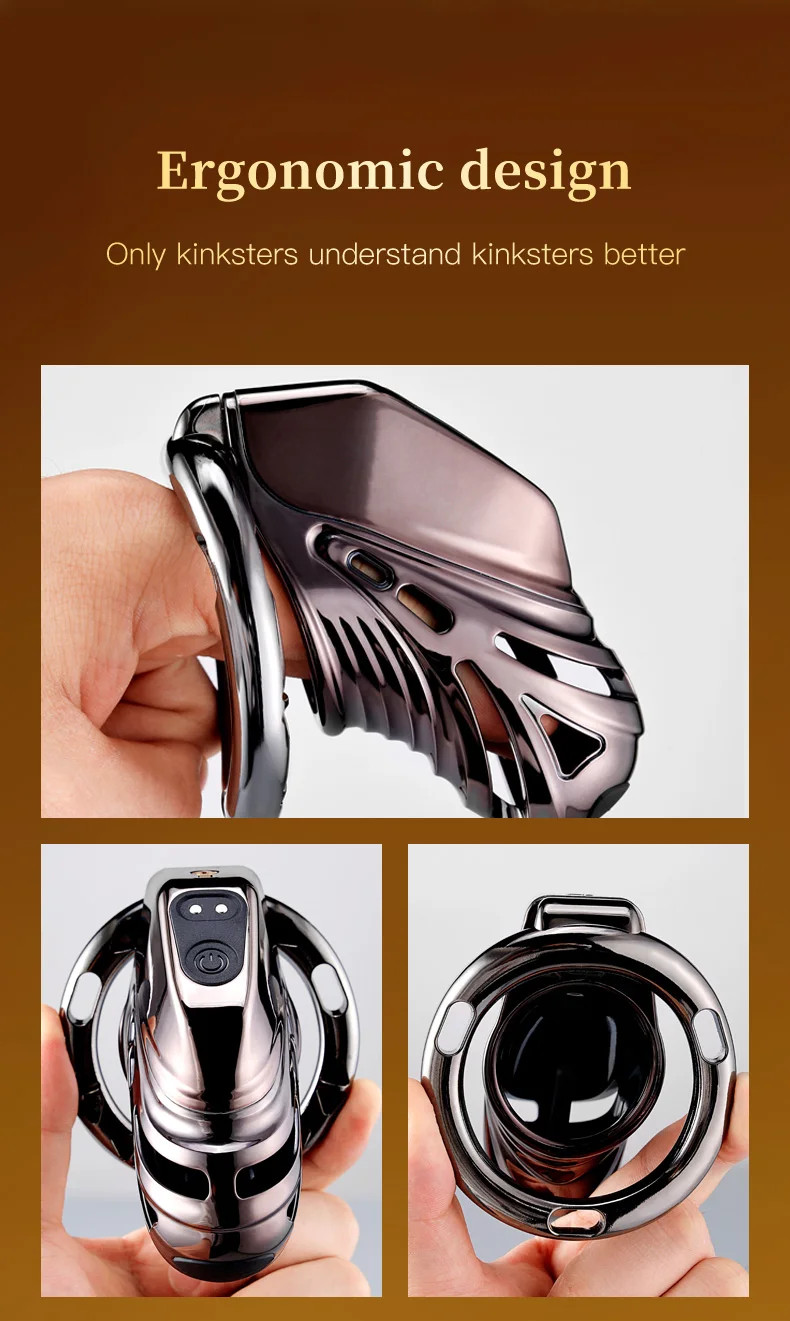 Shock Chastity Cage Male Cage Remote Control Chastity Device Lock Rings For Men