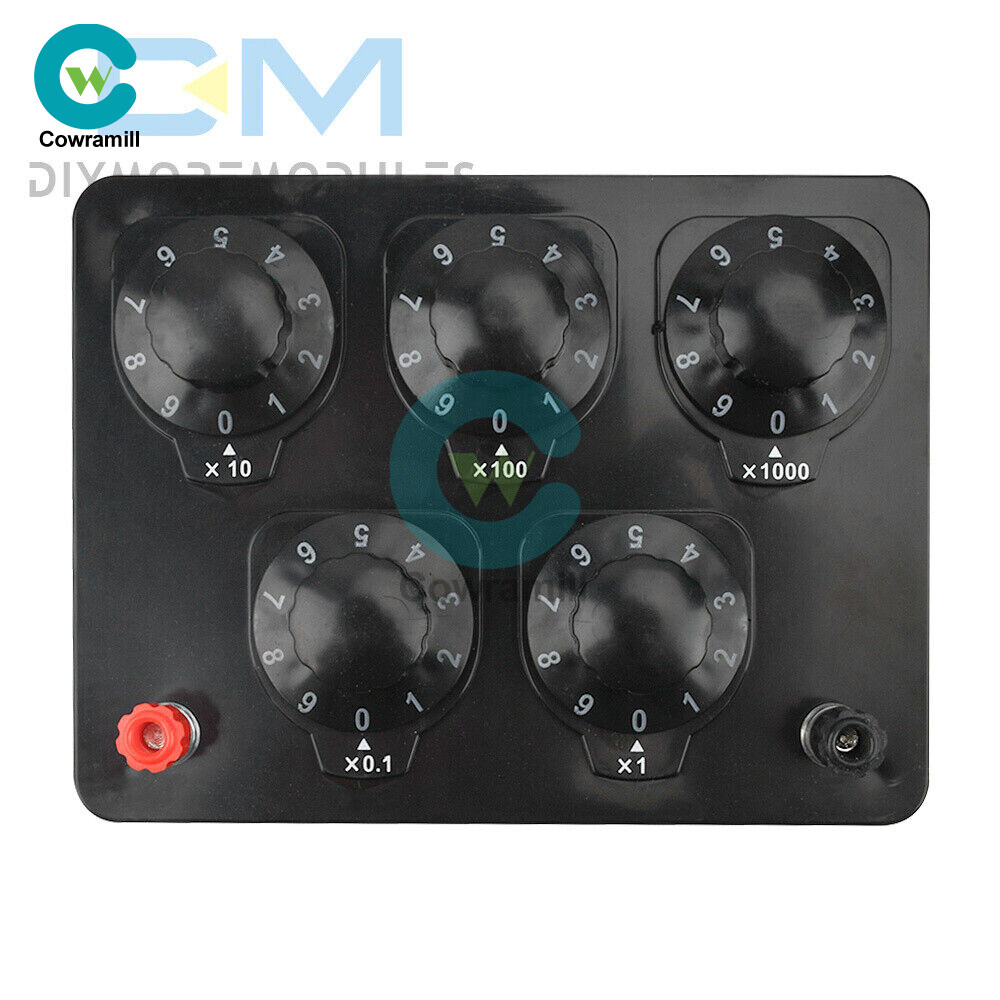 0-9999.9Ohm Variable Resistance Box Decade Resistor For Physical Resistance Box