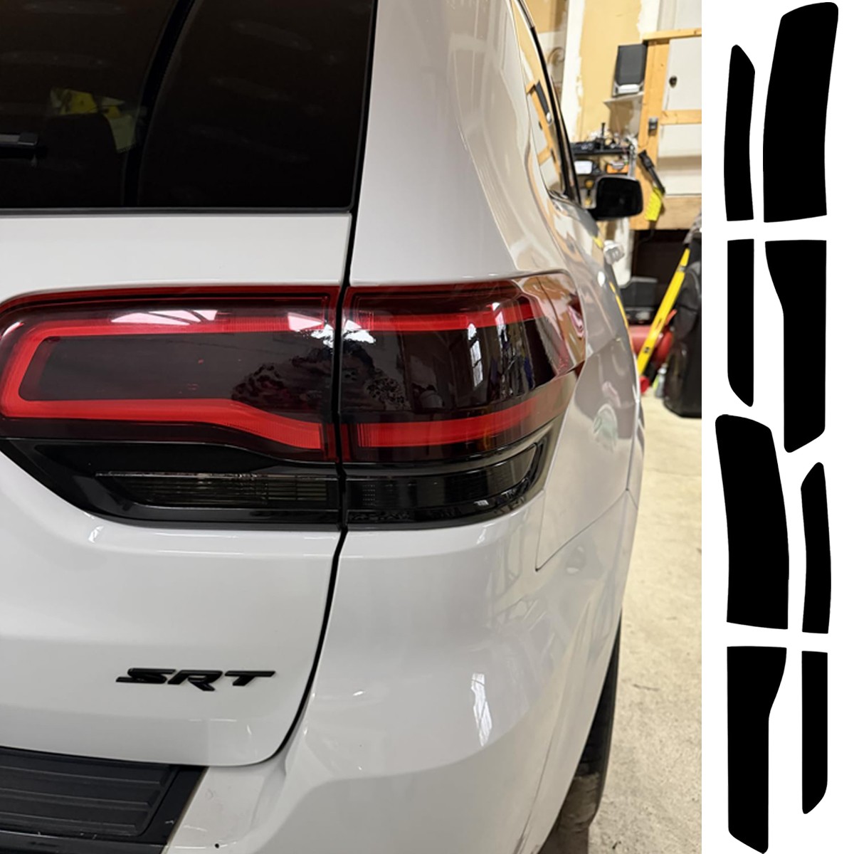 Tail Light Vinyl Tint Film Overlay Wrap Cover For Jeep Grand Cherokee 2014-2021