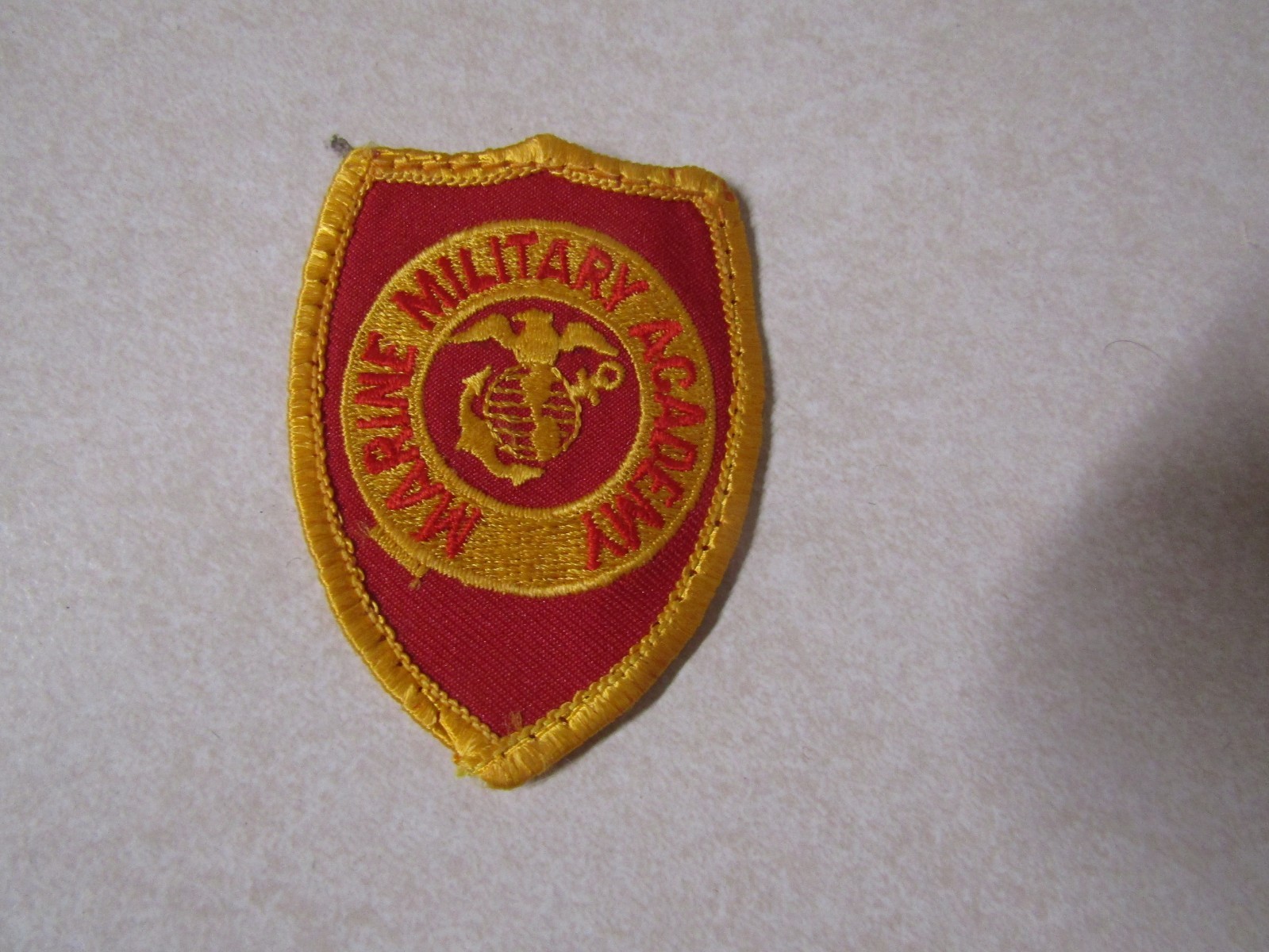 MILITARY PATCH OLDER US MARINE CORPS MARINE MILITARY ACADEMY