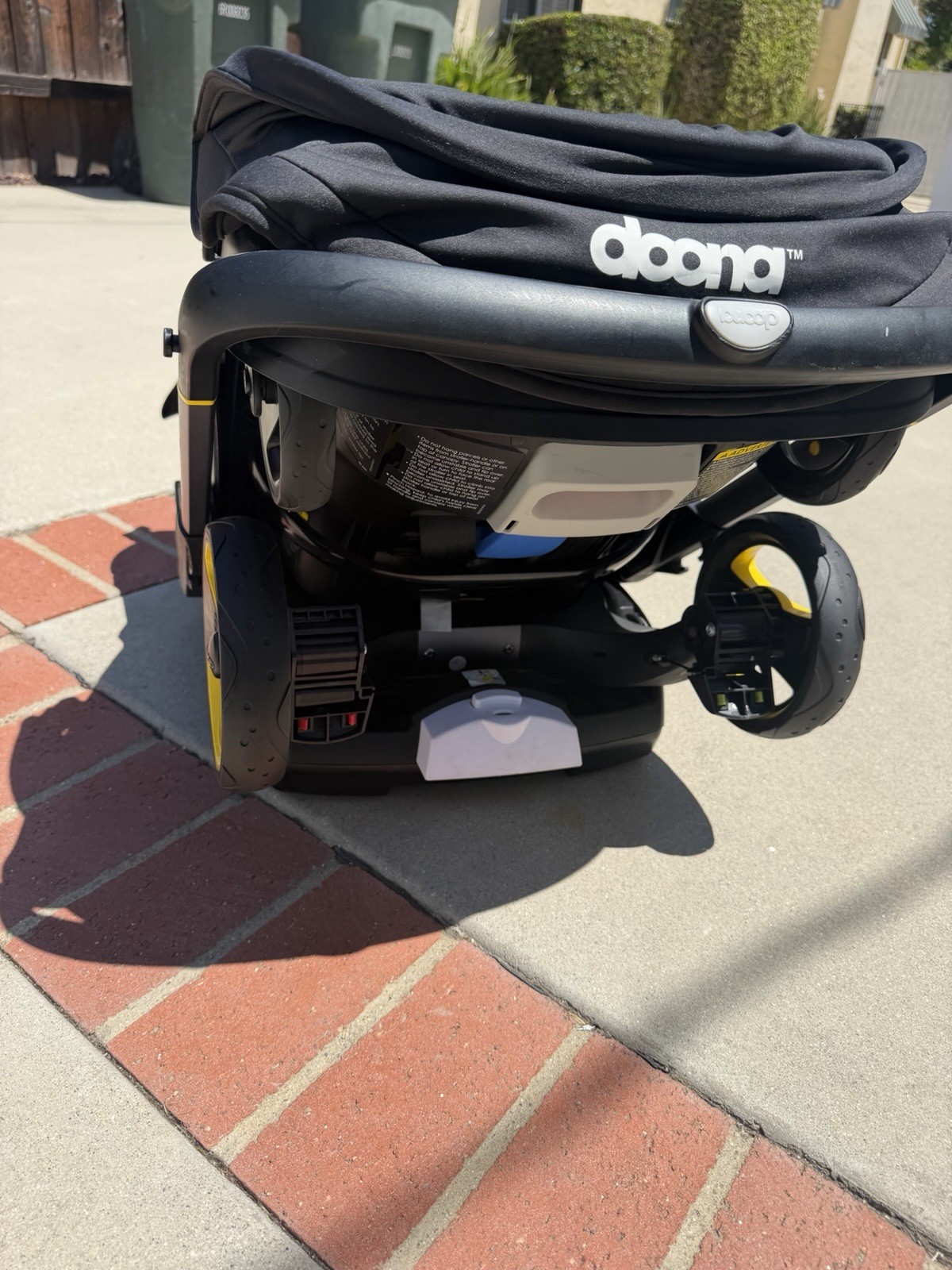 Doona Infant Stroller Nitro Black Excellent Condition W/ Base