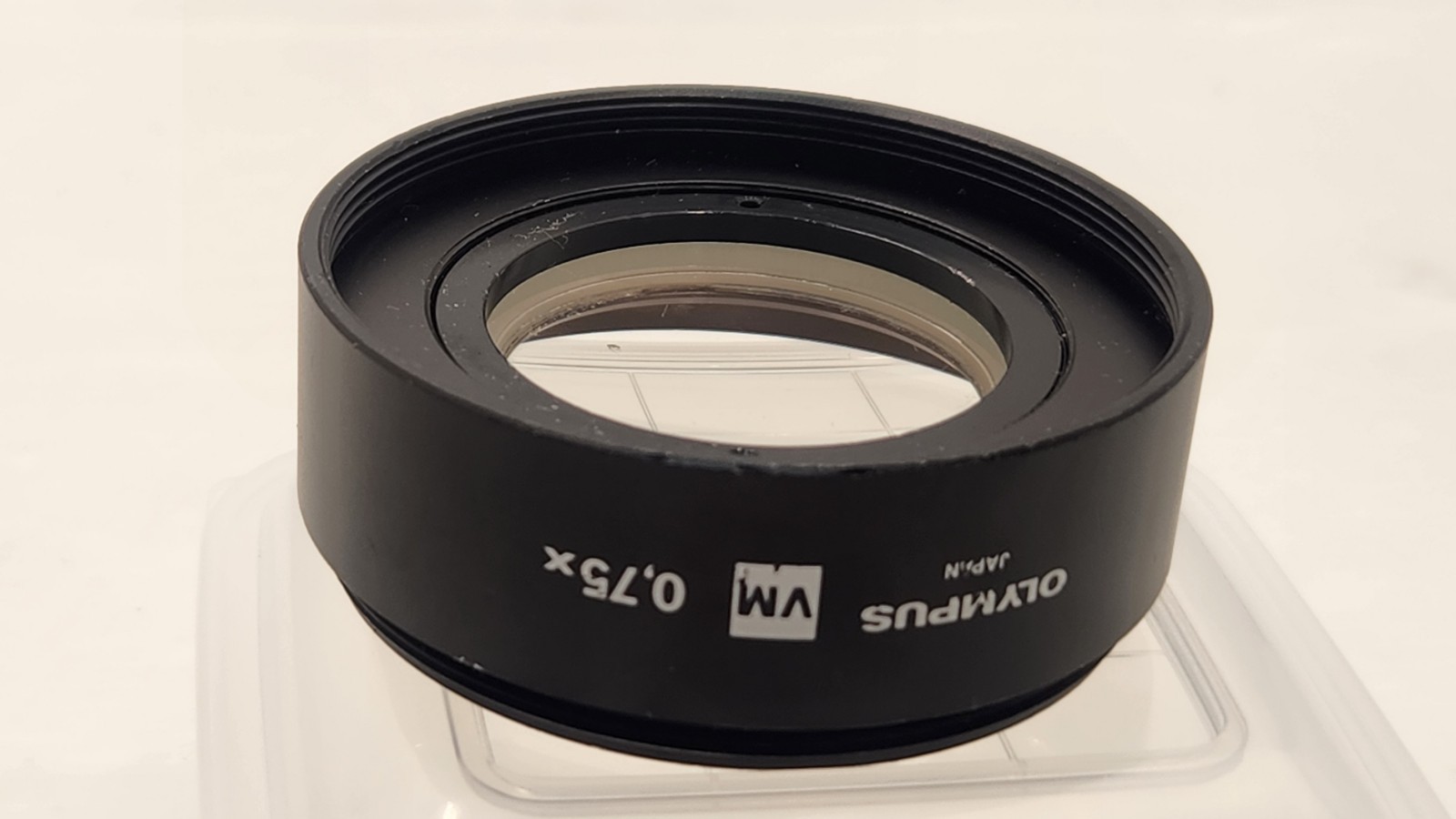 OLYMPUS VM 0.75x STEREO MICROSCOPE LENS OBJECTIVE VM 0.75x 34636
