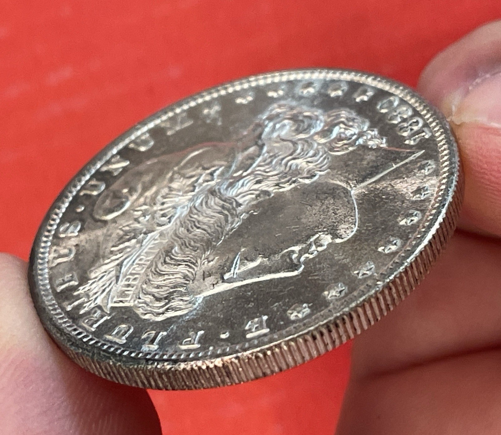 1880 S Morgan Silver Dollar, Gem Uncirculated.