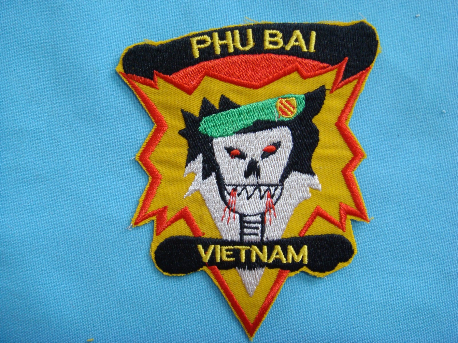 VIETNAM WAR PATCH, US 5th SF GROUP MACV SOG AT PHU BAI