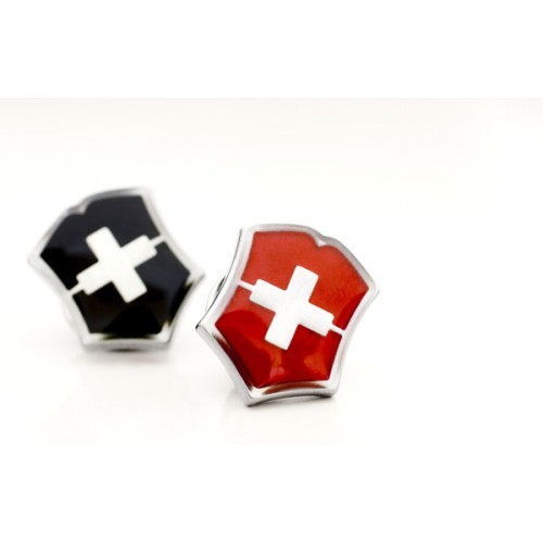 SWISS ARMY  VICTORINOX EMBLEM RED/BLACK PIN ACCESSORIES  PARTS