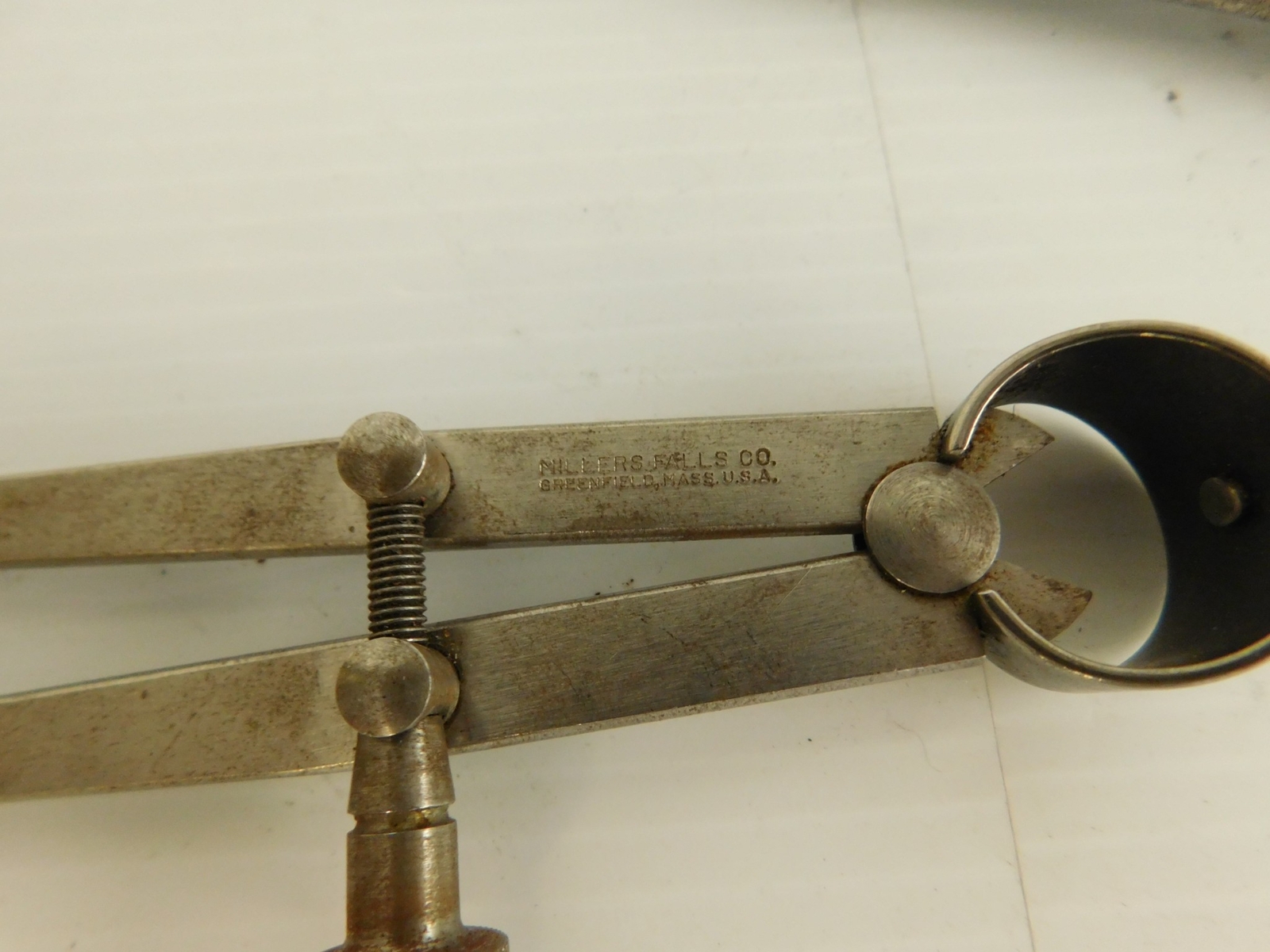 STARRETT LOCK JOINT TRANSFER TYPE OUTSIDE CALIPER & A MILLERS CALIPER (ASP65)