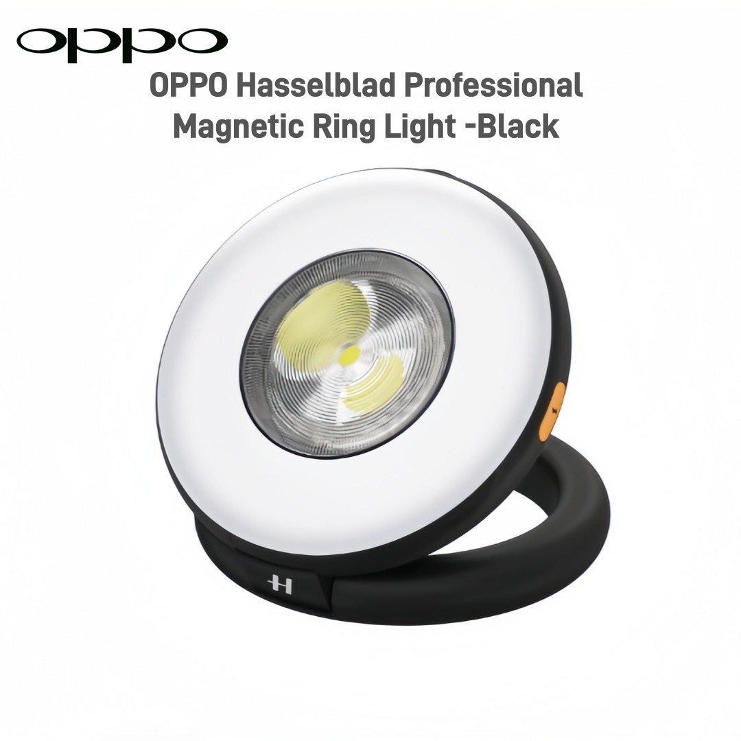 NEW OPPO Hasselblad Professional Magnetic Ring Light-Black for Android and iOS