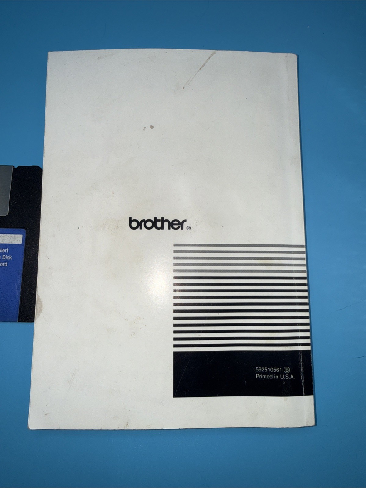 Brother WP-3400 Word Processor User Guide Manual W/ Original Program Floppy Disk