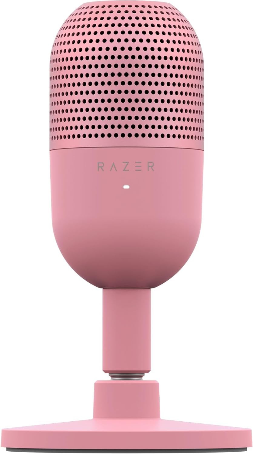 Razer Seiren V3 Mini USB Mic - Quartz, Tap-to-Mute, PC