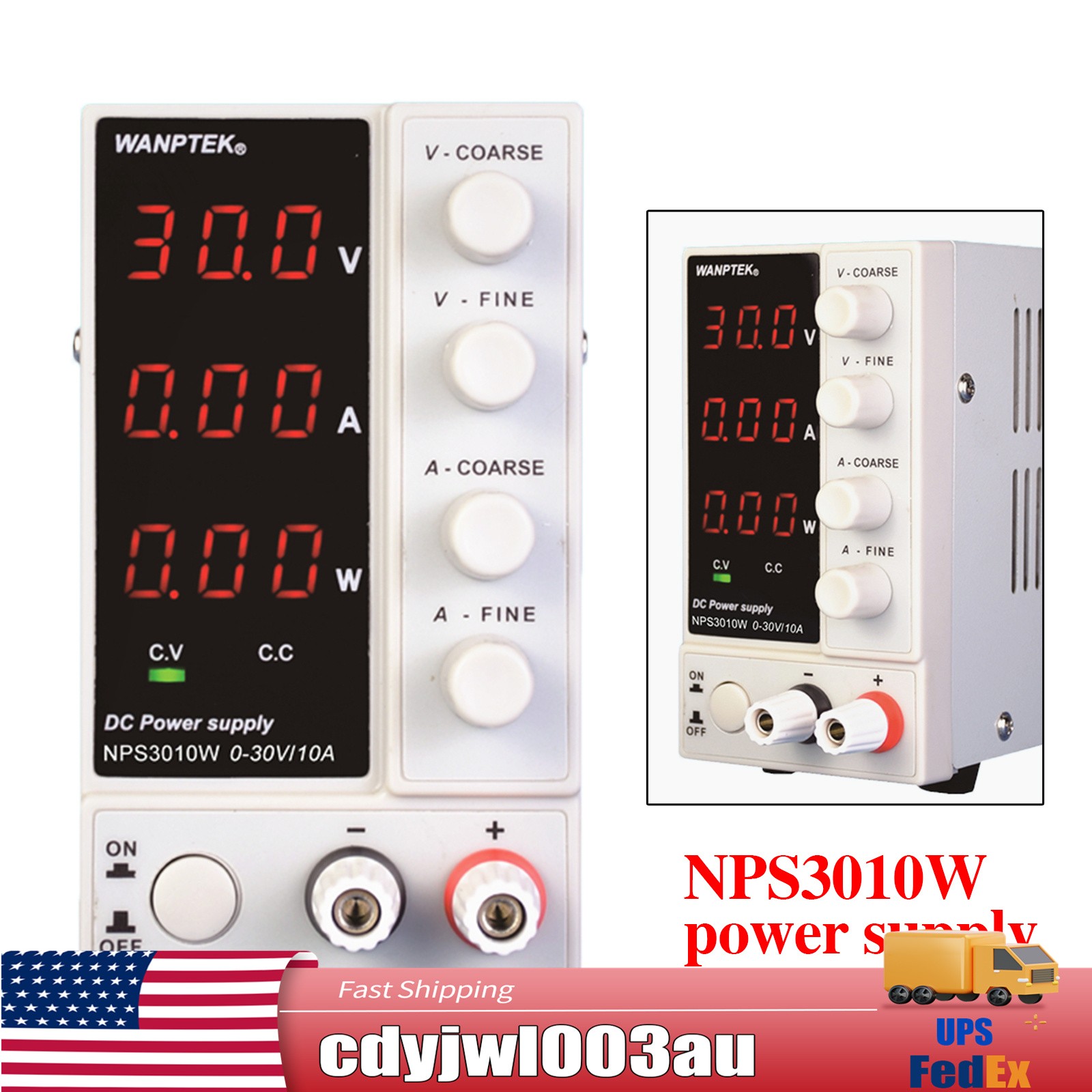 NPS3010W Power Supply Precision Adjustable For Research Institutes, Laboratories