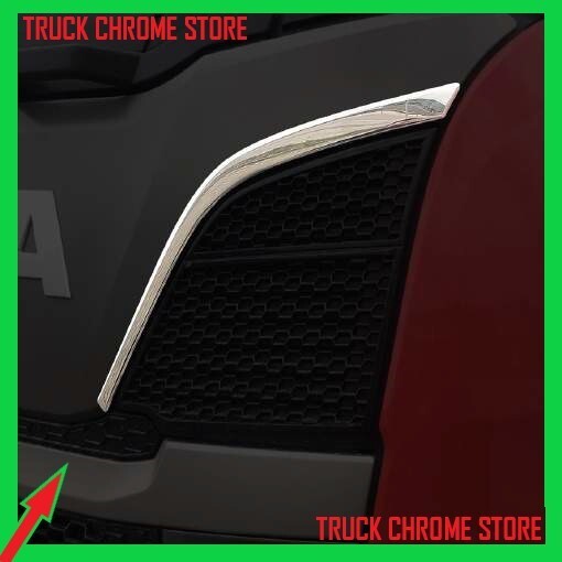 NG  S/R  2017 UP     SWORDS CHROME     Stainless Steel   1 SET.    Fits  Scania